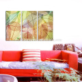 Couches colorées de veines Photo Print / botanique Art de toile étiré Dropship / impression contemporaine en toile